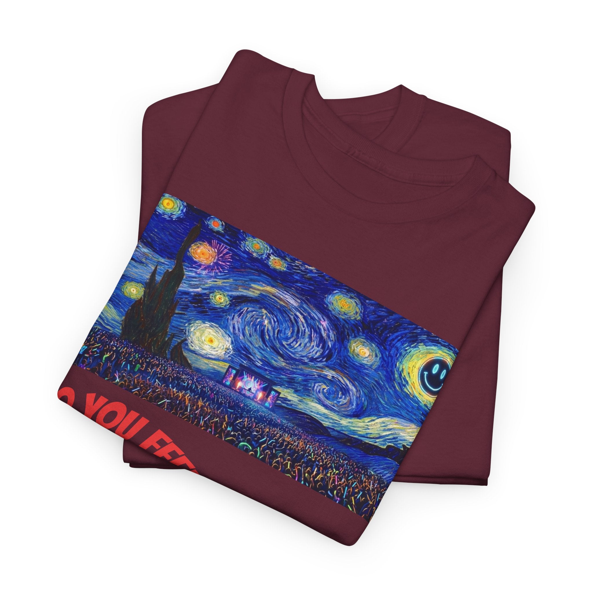 Starry Night Remix T-Shirt — Van Gogh Edibles Parody Graphic Tee