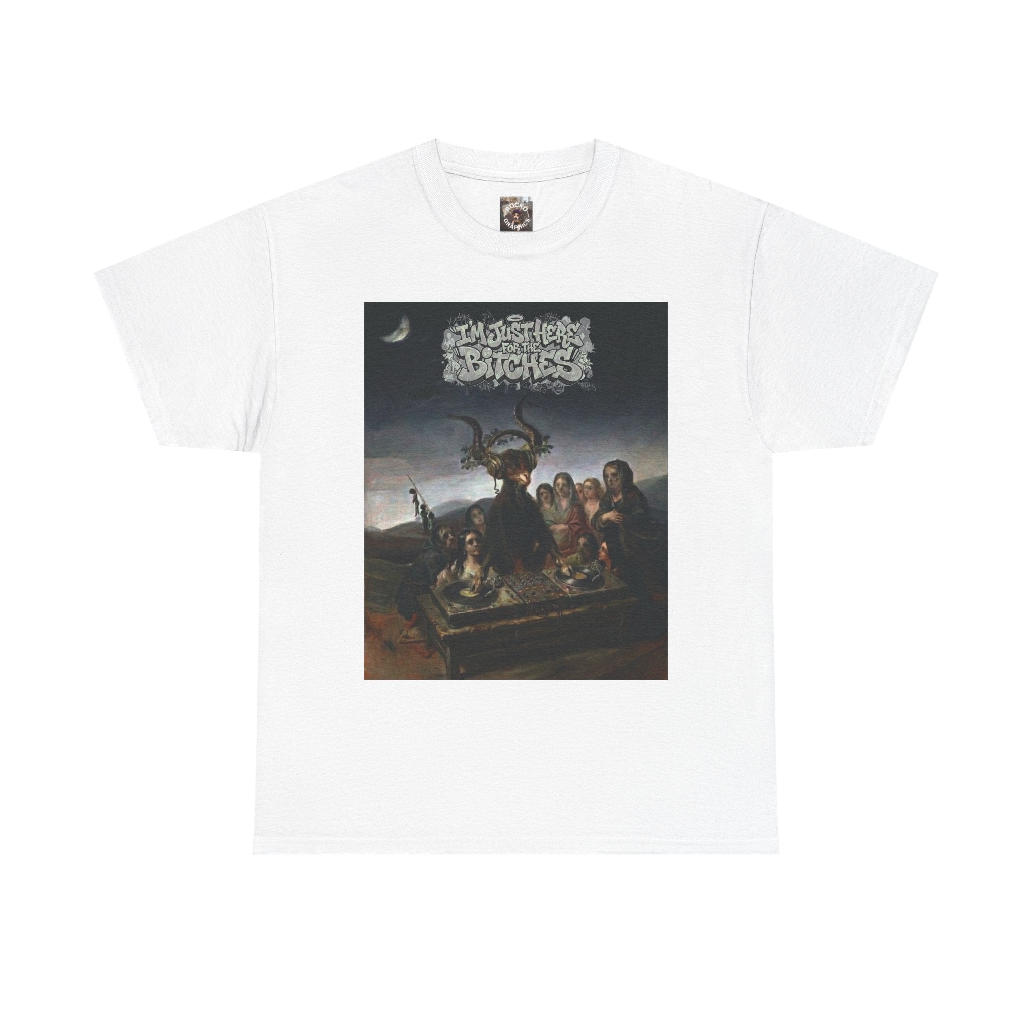 Goya Sabbath DJ T-Shirt — Witches' Sabbath Art Parody Graphic Tee