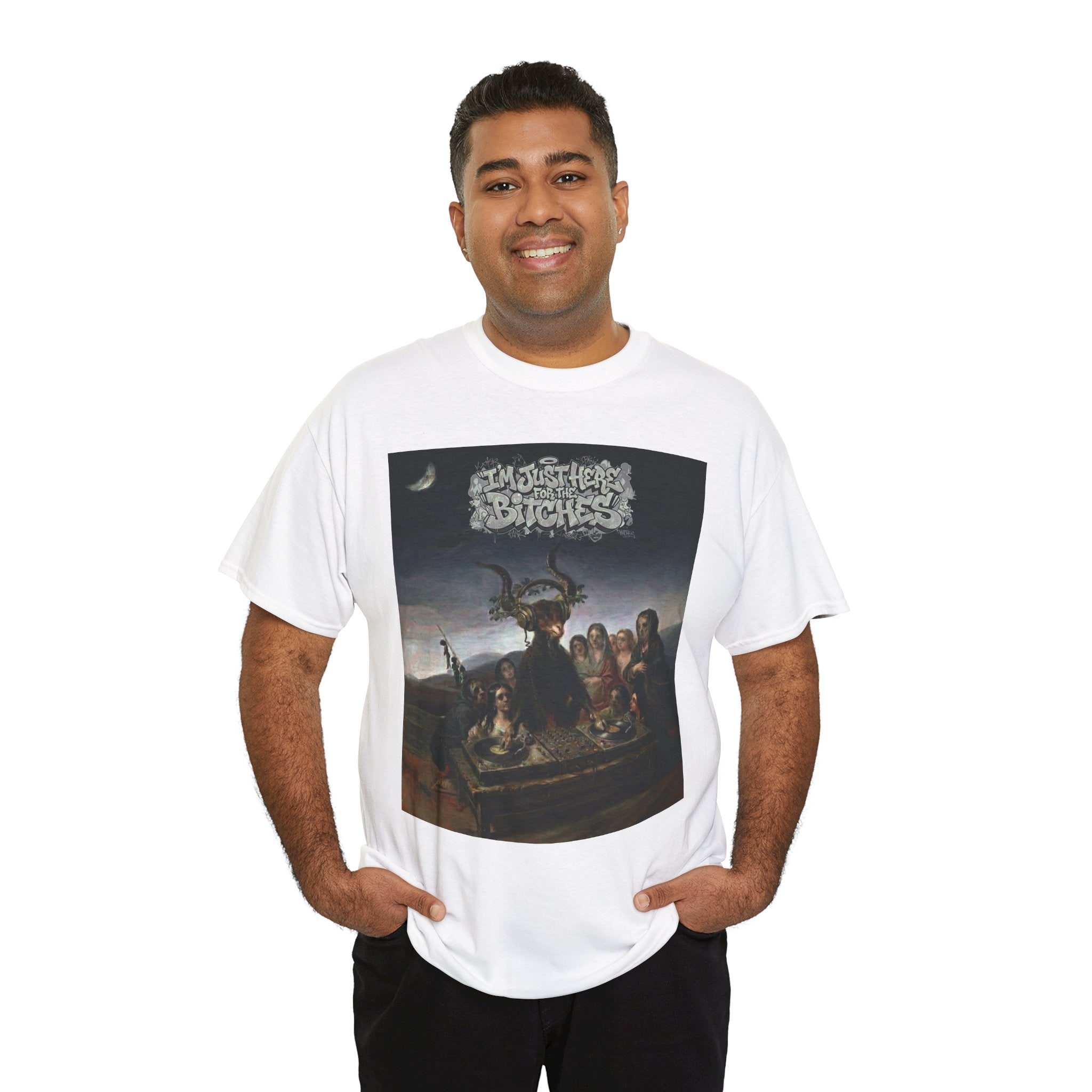 Goya Sabbath DJ T-Shirt — Witches' Sabbath Art Parody Graphic Tee