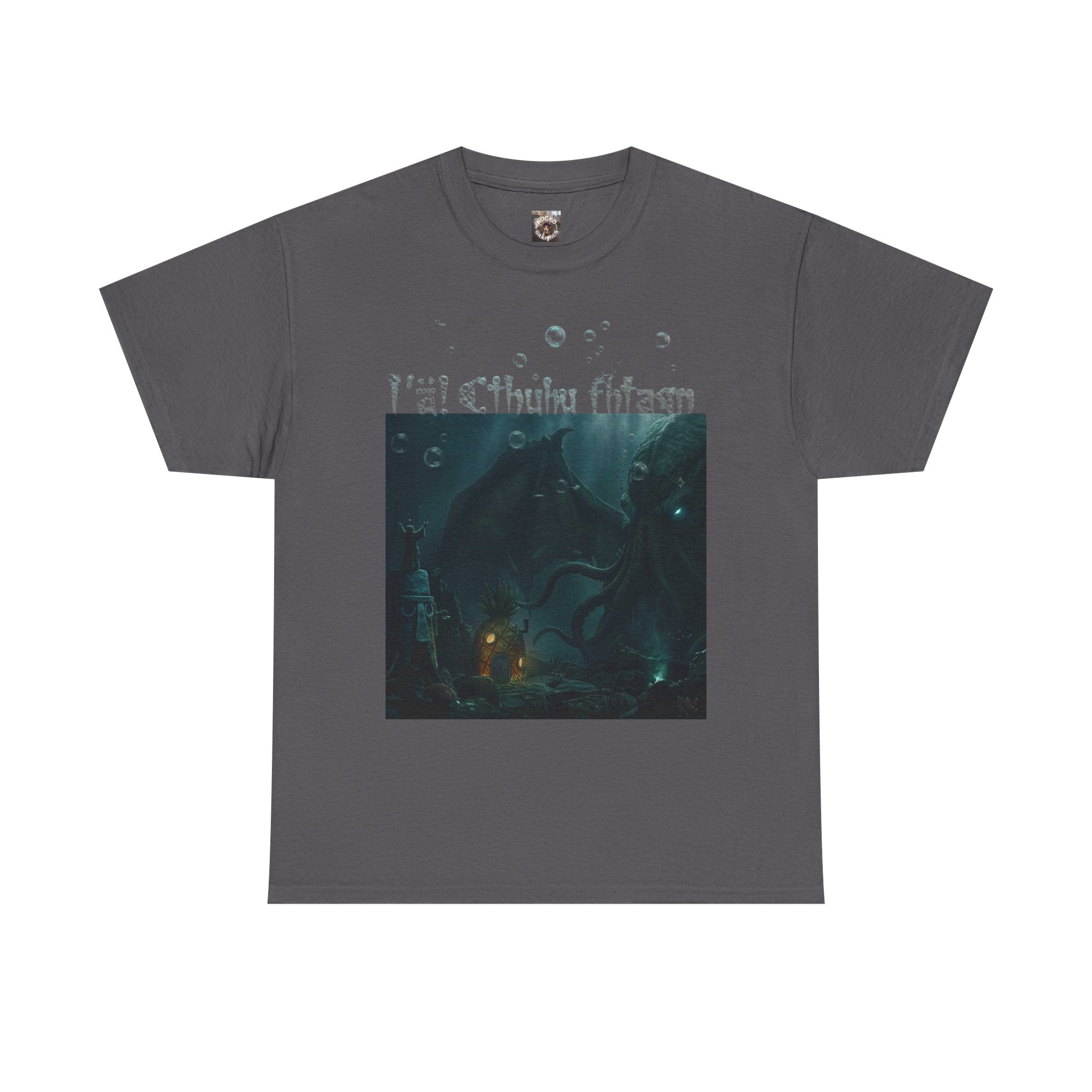 Cthulhu's Neighborhood T-Shirt — R'lyeh Underwater Dark Fantasy Graphic Tee