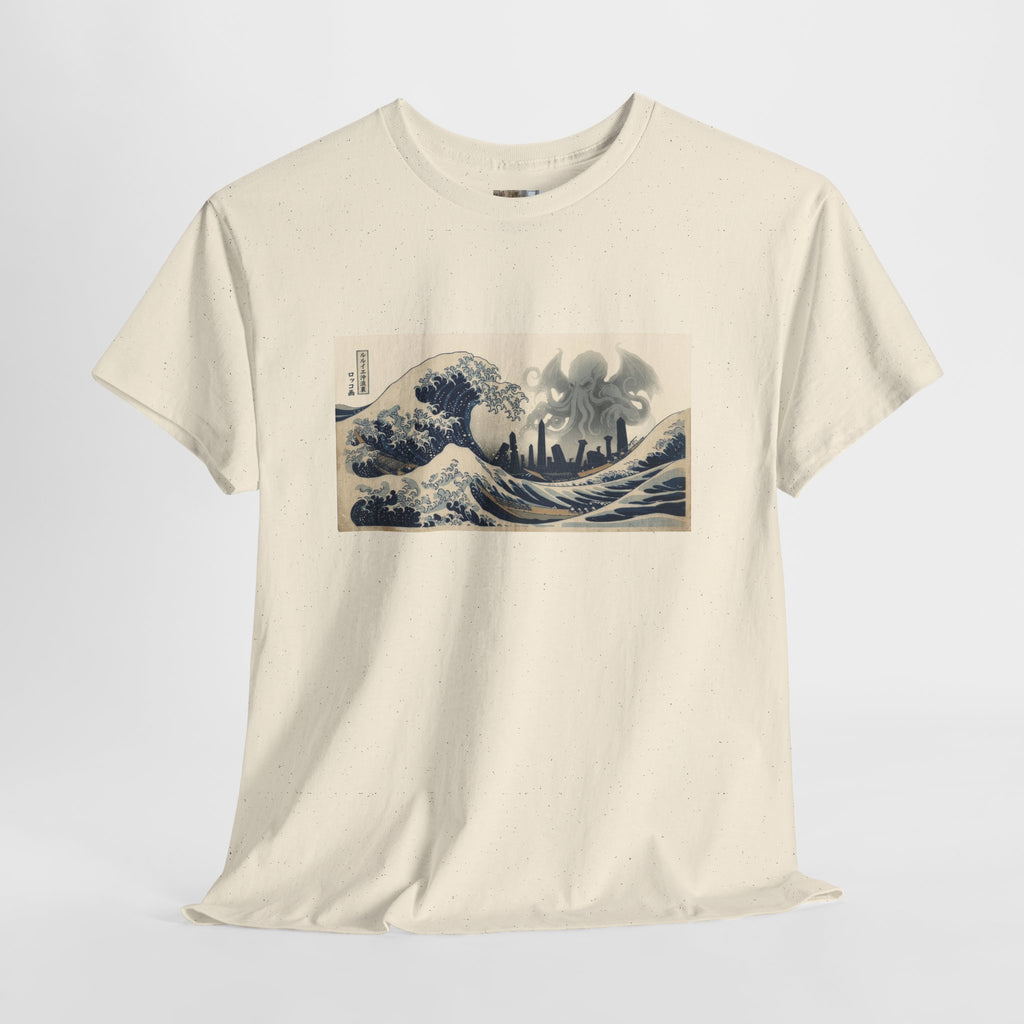 The Great Wave off R’lyeh — Ukiyo-e Cthulhu Graphic Tee