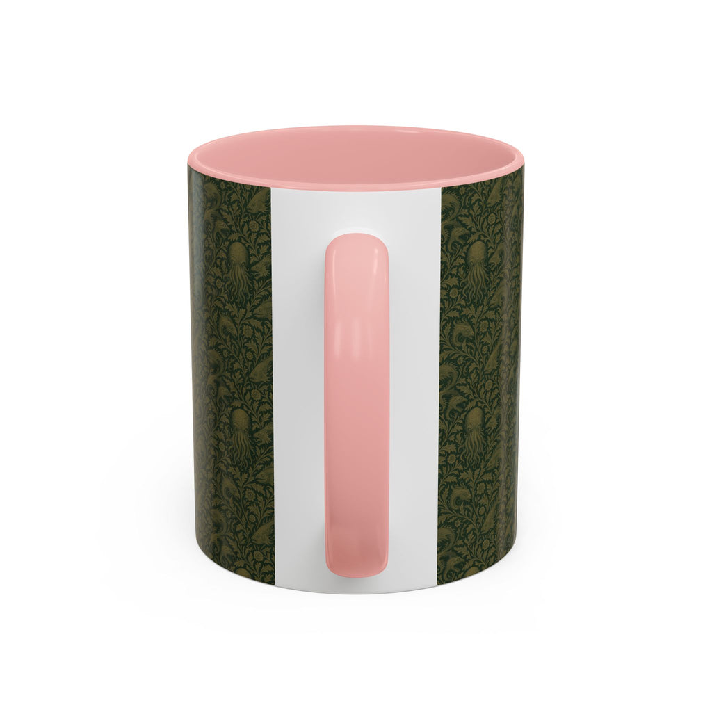 Two-Tone Accent Ceramic Mug — Graphic Print Coffee Cup (11oz & 15oz)