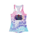 Tie-Dye Racerback Tank Top — Colorful 90s Rave Graphic